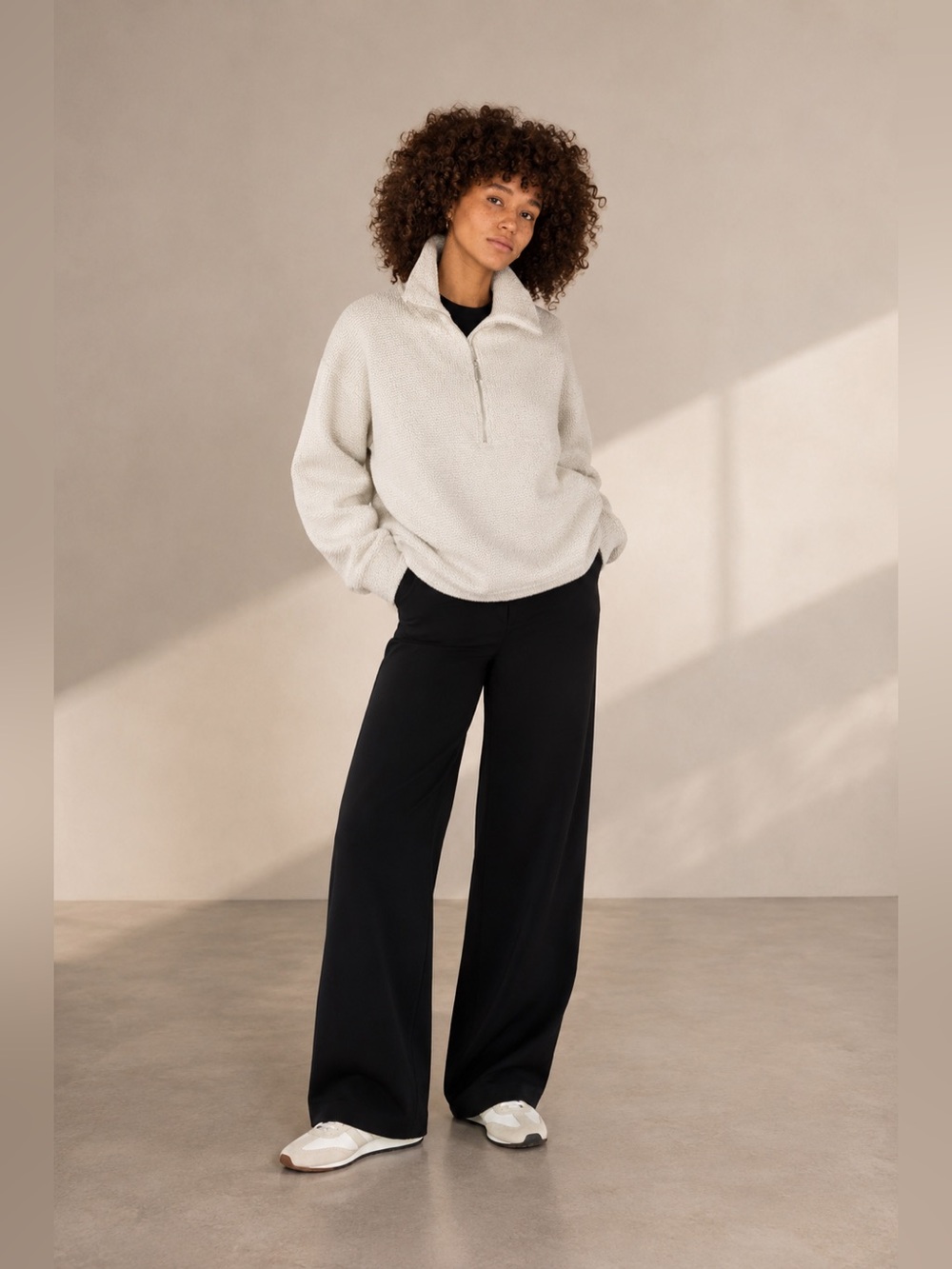🤍 Sweaty Betty Restful Bouclé Zip-Through Jacket | Size S